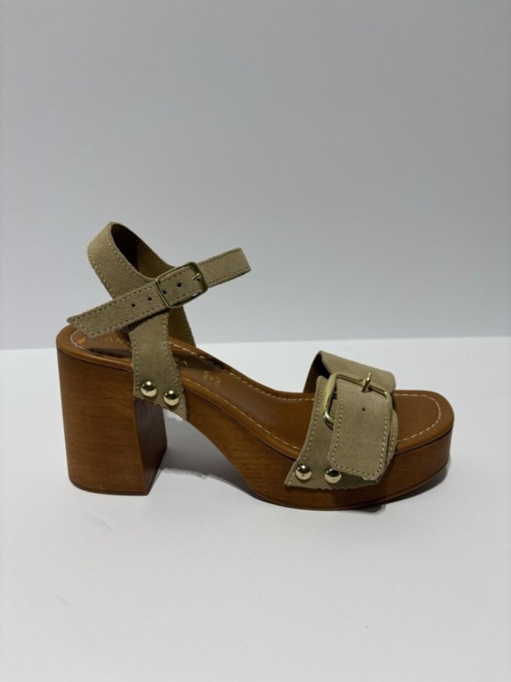 Anna Luisa Women’s Portofino Platform Sandals Taupe, Size 9 M